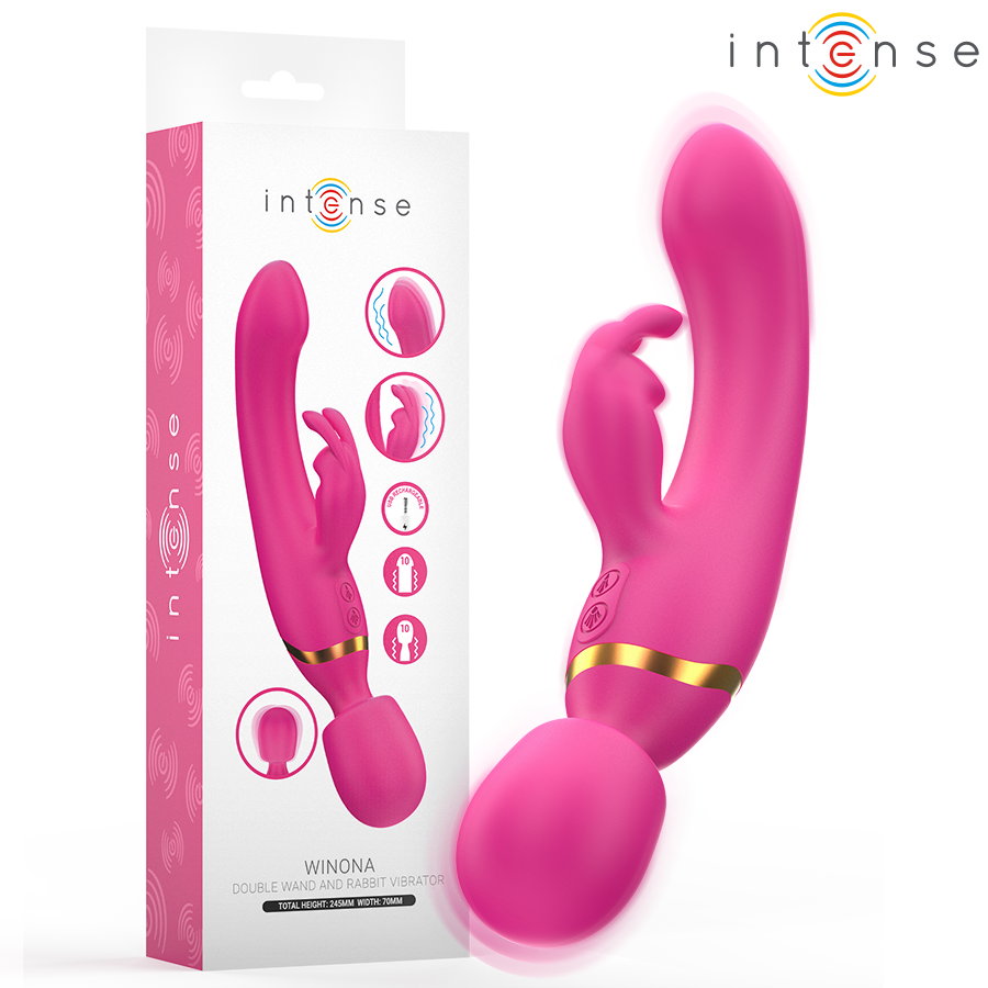 img_218895_03b1e9b53c88f84a6bd6182b8d24569b_1.png INTENSE - WINONA DOBLE VIBRADOR RABBIT WAND - Imagen 1