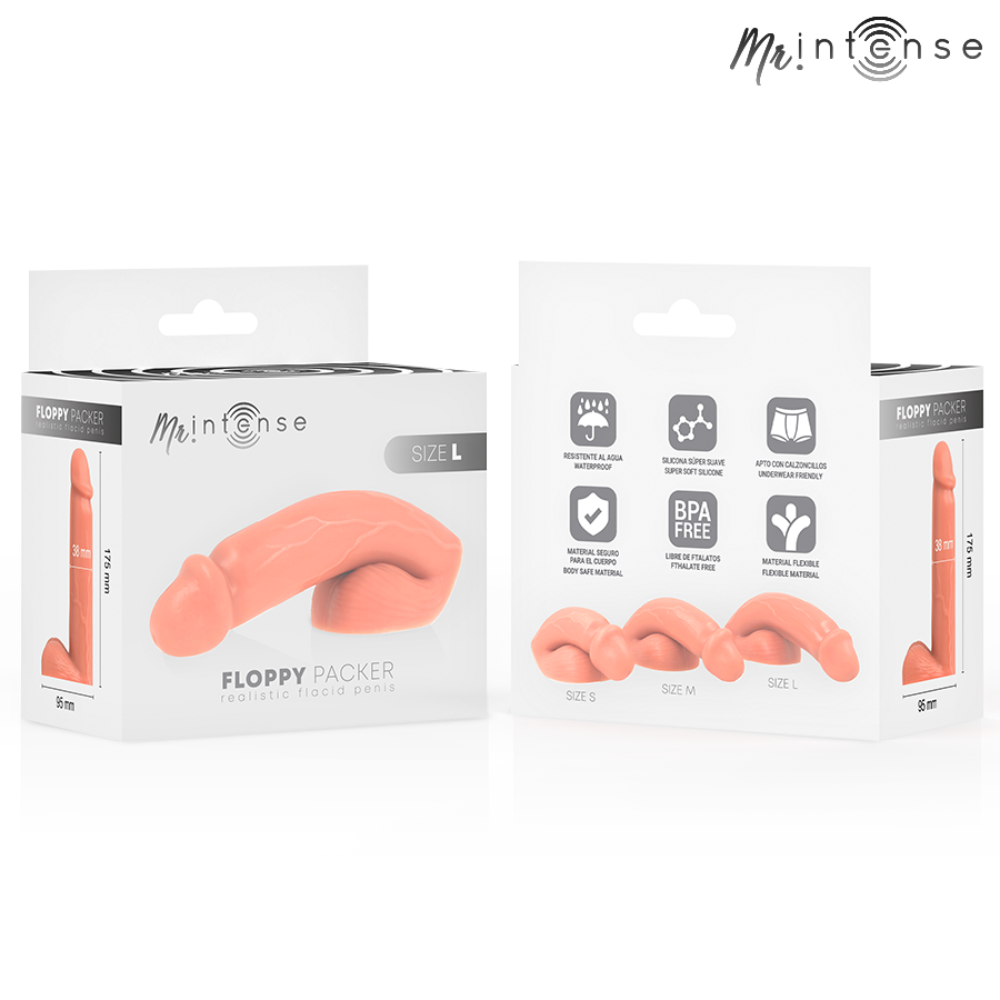 img_219225_4bf7b6278bfed61f4a545dda66b9cff7_1.png MR INTENSE - FLOPPY SIZE L REALISTIC PACKER - Imagen 3