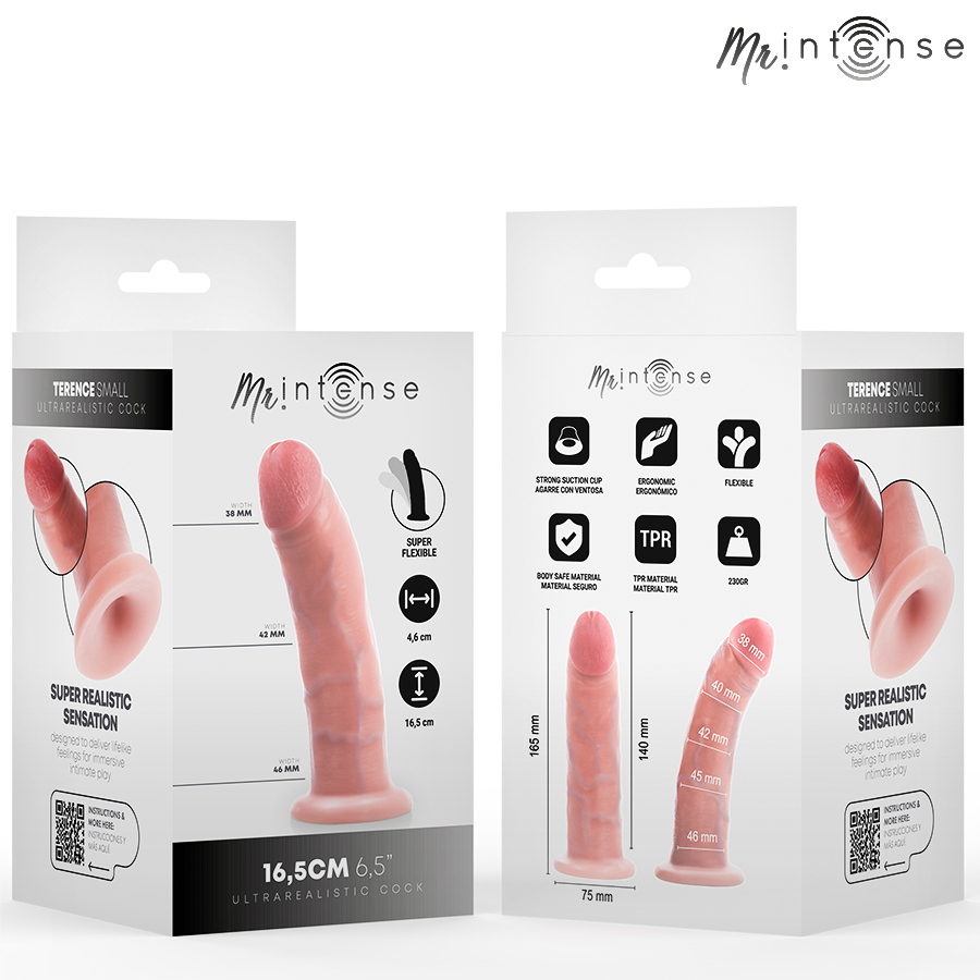 img_219283_d148aff38710e899d211a9b4ff4e121c_1.png MR INTENSE - SMALL TERENCE DILDO 16.5 CM -Ø- 4.6 CM - Imagen 3