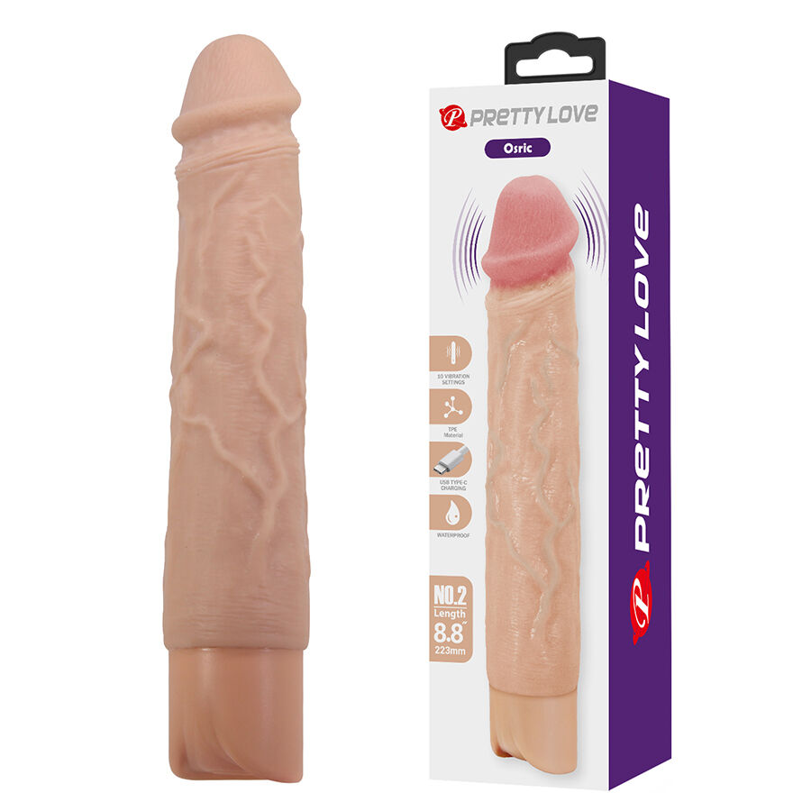 img_220421_ff4e01ad9c1f9baba59a0b4047d90abd_1.jpg PRETTY LOVE - OSRIC FLEXIBLE REALISTIC VIBRATOR - Imagen 1