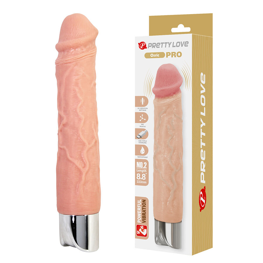 img_220577_64cc8274c1d16632afb8faca652466fa_1.jpg PRETTY LOVE - OSRIC PRO FLEXIBLE REALISTIC VIBRATOR - Imagen 1