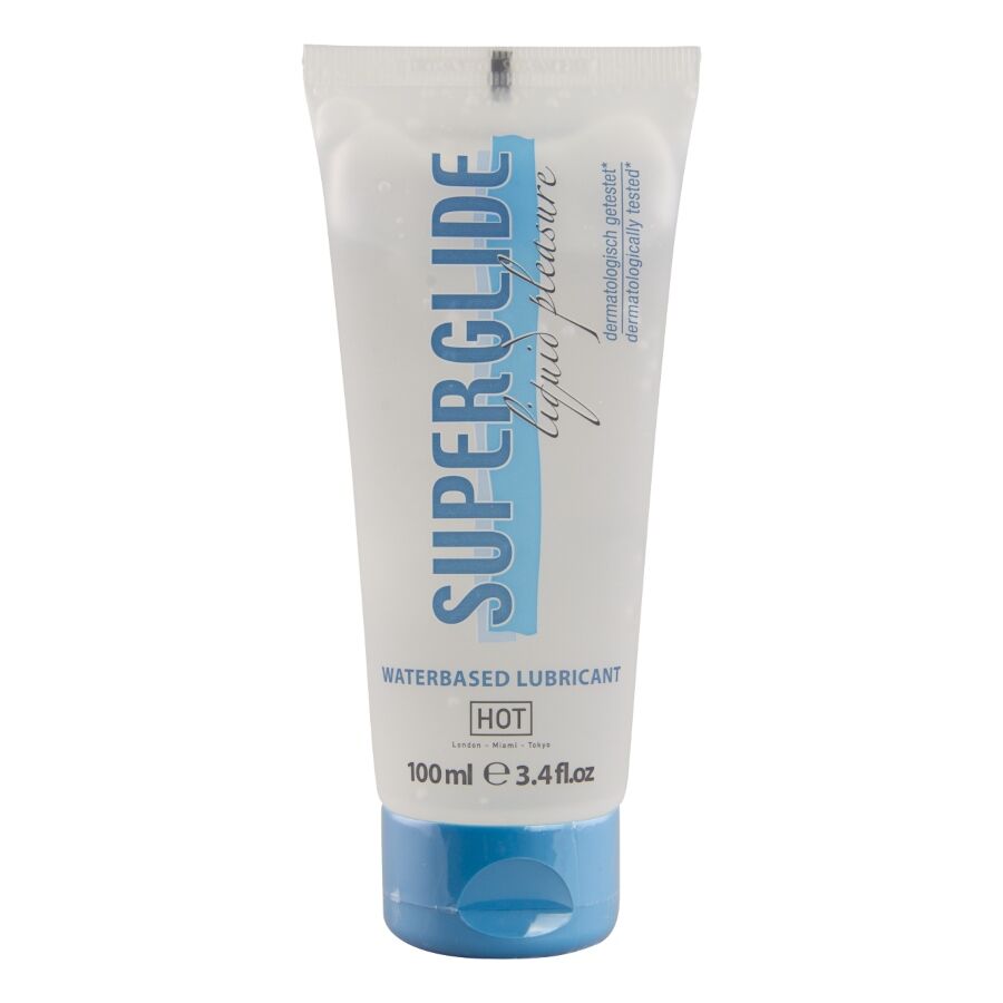 img_220730_82486150df651b39e3dcbab1157cc3c4_1.jpg HOT - SUPERGLIDE LIQUID PLEASURE LUBRICANTE BASE AGUA 100 ML - Imagen 1