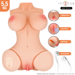 INTENSE DEEP TOUCH - VERO TORSO VAGINA CON EFECTO SUCCIÓN, CALOR, VIBRACIÓN Y VOZ CON CONTROL REMOTO 5.5 KG