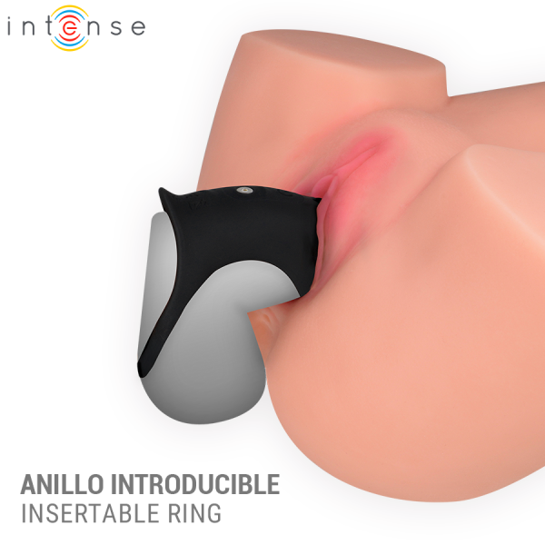 Anillo insertable para estimulación íntima femenina