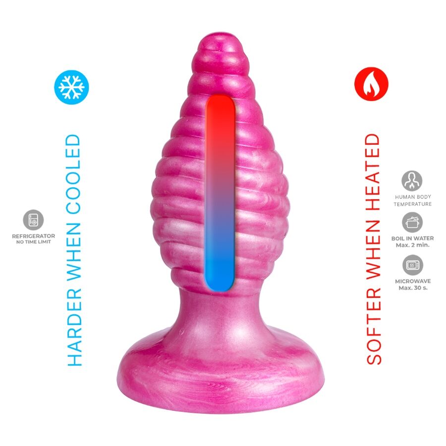 img_221875_b6445e6e8f7c12ea70dfc9df834bfca7_1.jpg SILEXD - CHERRY ANAL PLUG FANTASY LIQUID SILICONE THERMOREACTIVE PINK 9.2 CM - Imagen 5