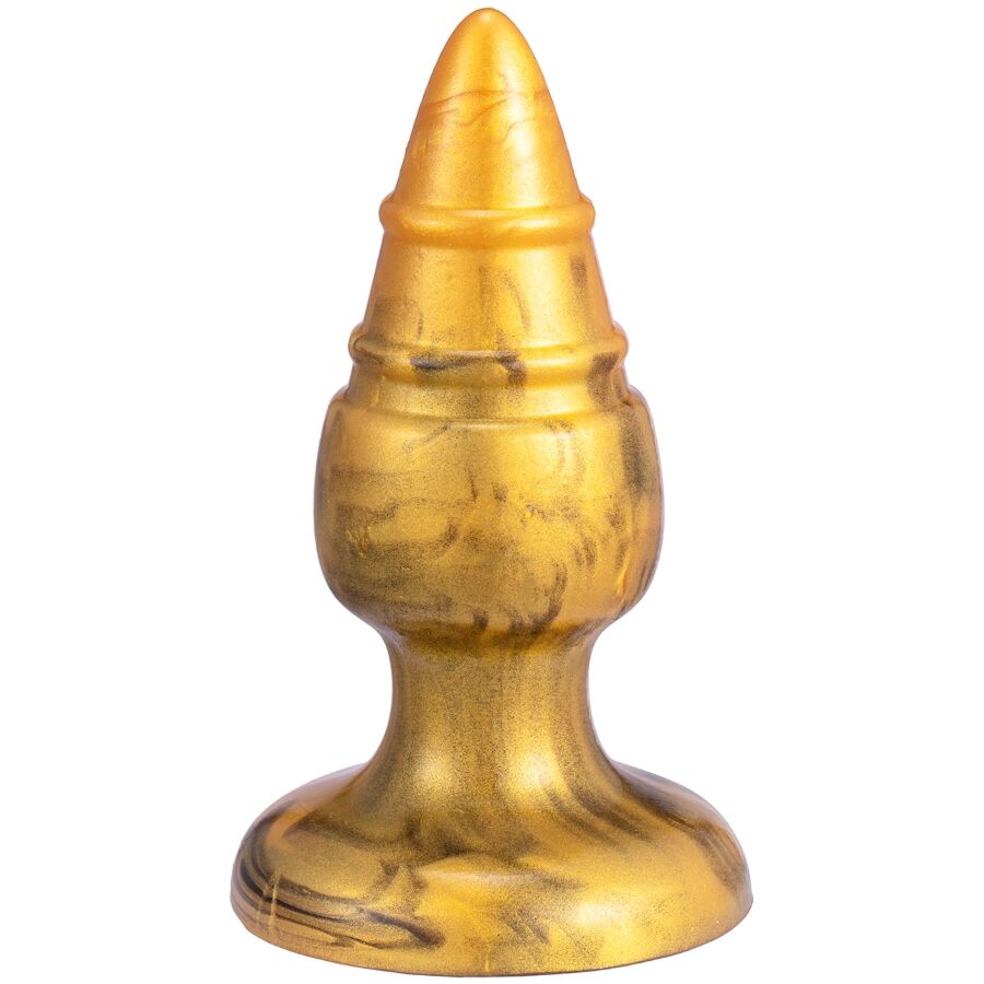 img_221899_8332ed03d9b648fce651bcb7224b6290_1.jpg SILEXD - GOLDY ANAL PLUG FANTASY LIQUID SILICONE THERMOREACTIVE GOLDEN 9.2 CM - Imagen 3