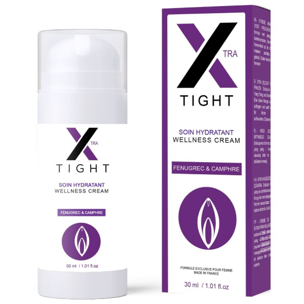 Crema hidratante Xtra Tight con envase y caja