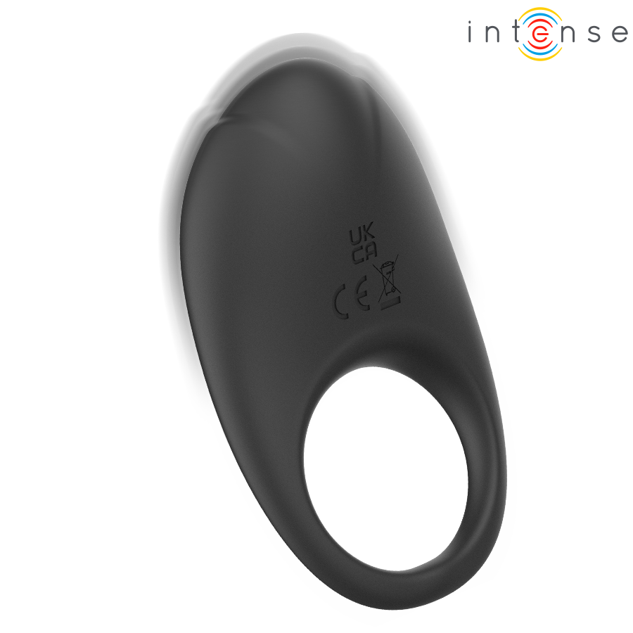 img_223522_700914890b32fd043cfe3240871fcd22_1.png INTENSE - MERLOTTE VIBRATING PENIS RING WITH CLITORIS STIMULATION BLACK - Imagen 1