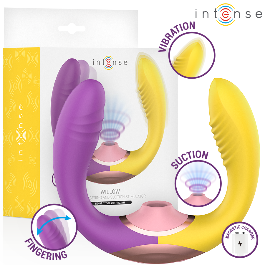img_223966_2bf3ee7959174f5dd47b6f110a9e7547_1.png INTENSE - WILLOW 3-IN-1 SUCTION AND VIBRATION STIMULATOR - Imagen 1