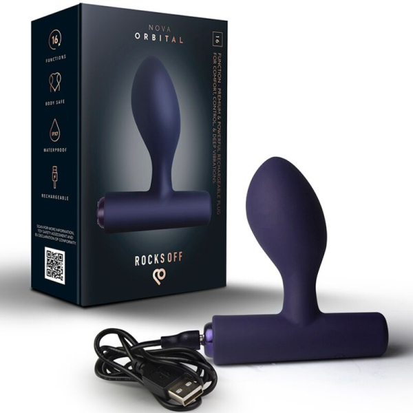 Plug anal Nova Orbital con caja y cable USB