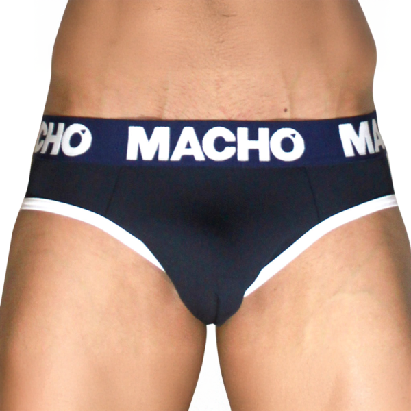 Calzoncillos azules con cintura elástica MACHO