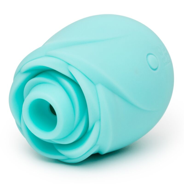 Juguete íntimo de silicona con forma de rosa