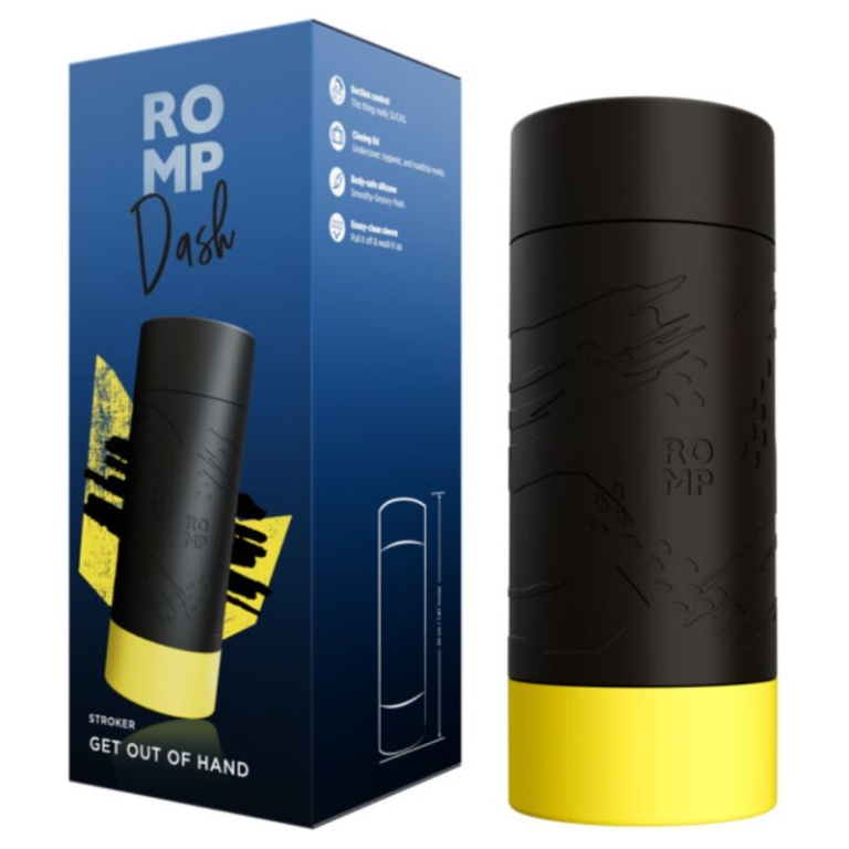 Dispositivo ROMP Dash negro con base amarilla