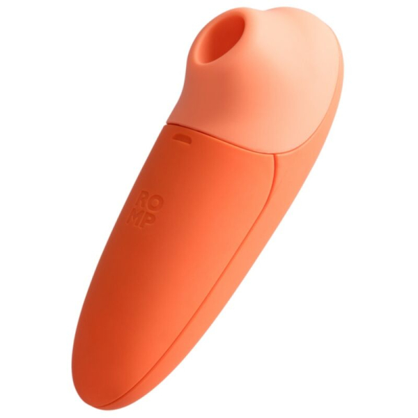 Estimulador íntimo femenino de silicona color naranja