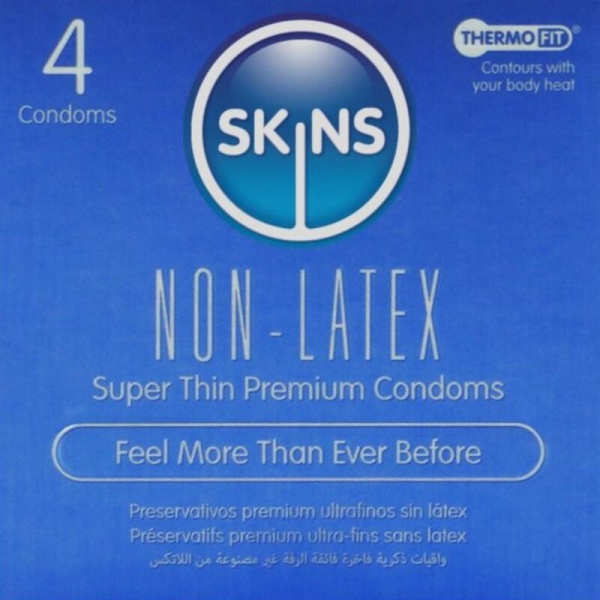 Caja de preservativos SKINS sin látex ultrafinos