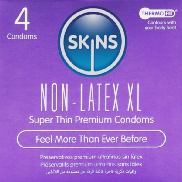 Caja de preservativos SKINS sin látex XL