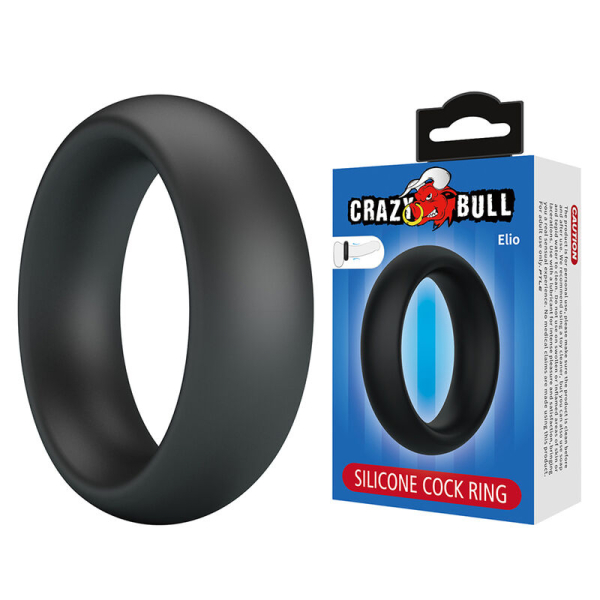 Anillo para el pene de silicona negro
