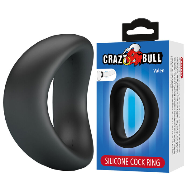 Anillo para pene de silicona negro