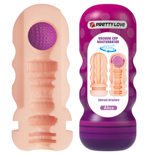 Masturbador masculino con estructura interna visible