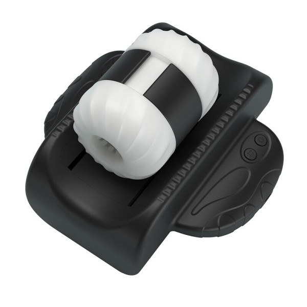 Masturbador masculino automático con base negra