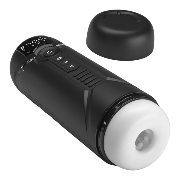 Masturbador masculino eléctrico con pantalla digital