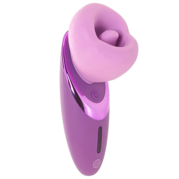 Estimulador íntimo femenino de silicona color morado