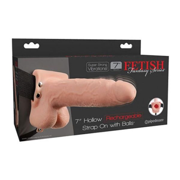 Caja de arnés sexual recargable con dildo