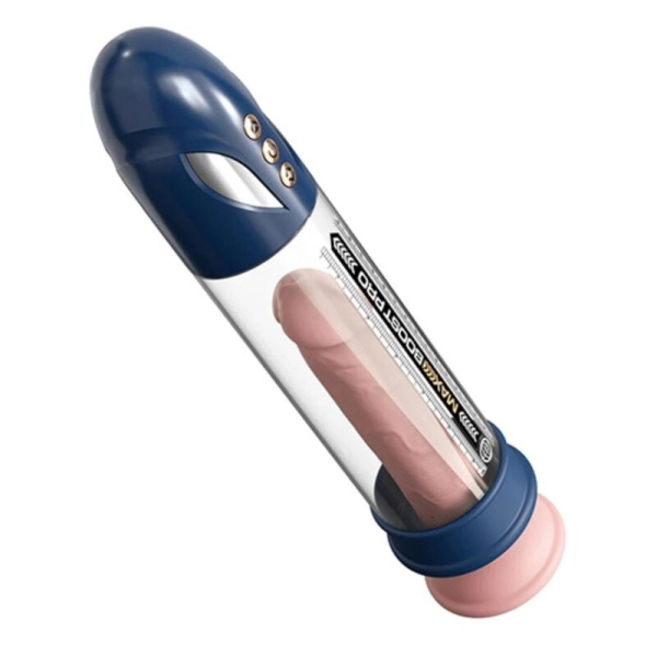 Bomba de vacío masculina con cilindro transparente