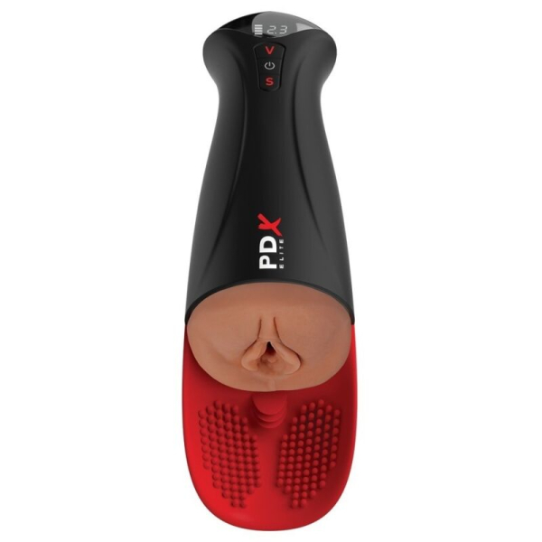 Masturbador masculino eléctrico con diseño realista