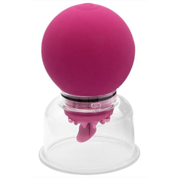 Extractor de leche manual rosa con ventosa