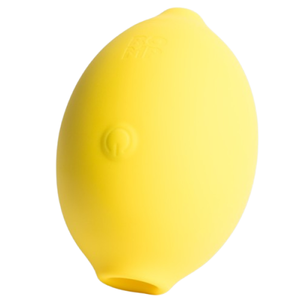 Objeto amarillo con forma de limón
