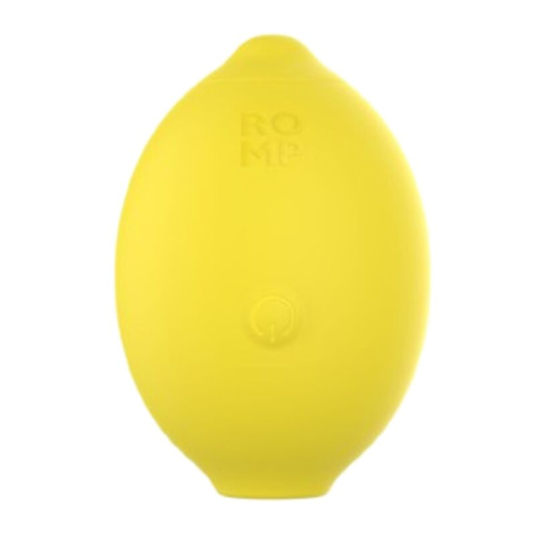 Dispositivo facial eléctrico amarillo con forma ovalada