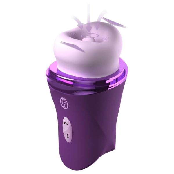 Masturbador masculino automático de color morado
