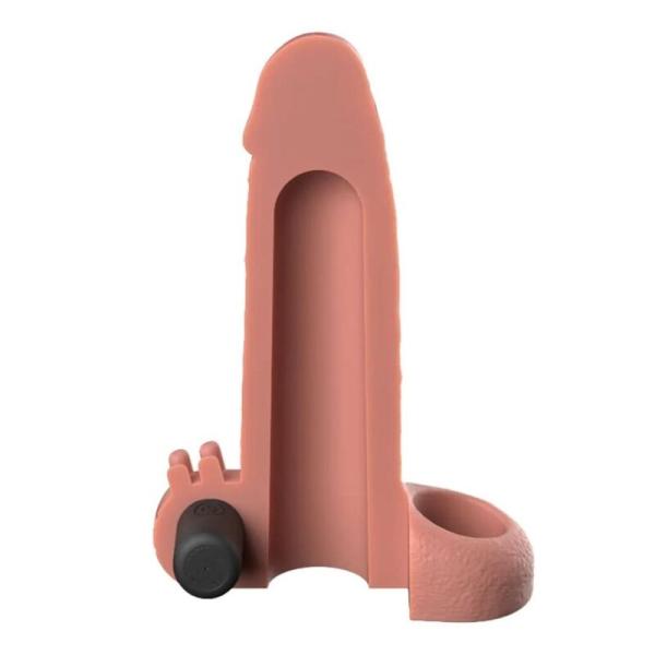 Juguete sexual con anillo y vibrador integrado