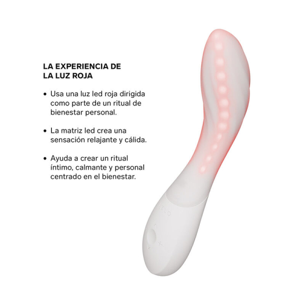 Dispositivo íntimo con luz LED roja