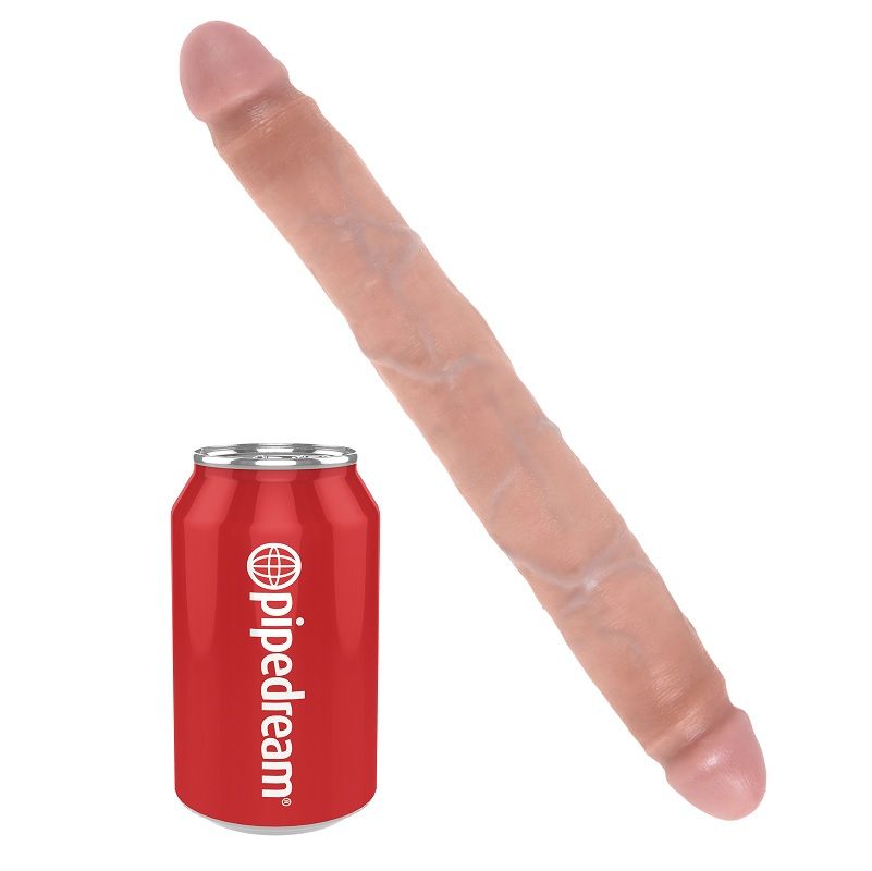 img_29496_38dd4fb8ecbfd3f561e230871214de61_1.jpg KING COCK - SLIM DOUBLE DILDO 30 CM - Imagen 3