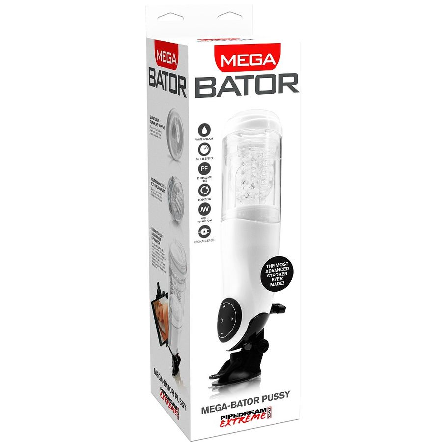 img_36855_36cf37f064a1c77de1f0a34a93756998_1.jpg EXTREME TOYZ - PDX MEGA BATOR USB MASTURBADOR MASCULINO VAGINA BLANCO - Imagen 1
