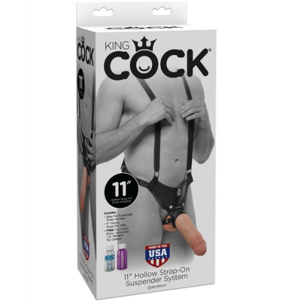 Caja de arnés strap-on King Cock 11 pulgadas