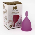 NINA KIKÍ - MENSTRUAL CUP PURPLE SIZE L 6 + 1 FREE