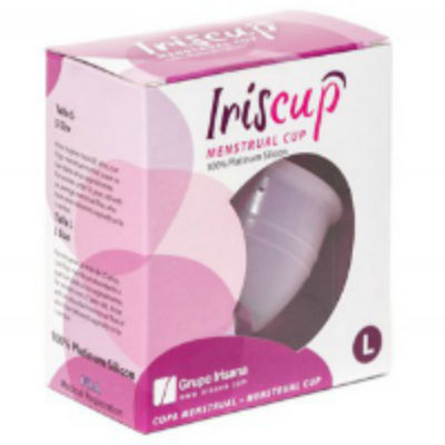 img_56601_411a5fce8cec9b3fa7d6327b300f383d_1.jpg IRISCUP - LARGE PINK MONTH CUP + FREE STERILIZER BAG - Imagen 2