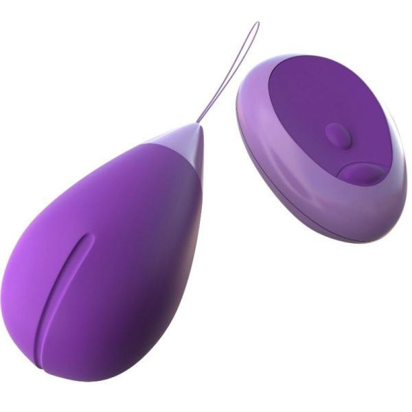 Huevo vibrador morado con mando a distancia