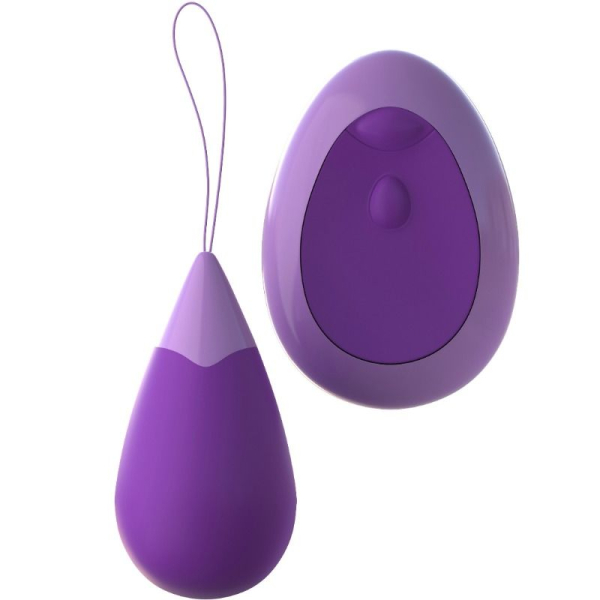Huevo vibrador morado con mando a distancia