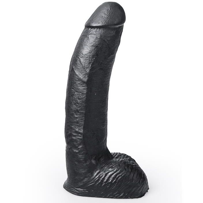 img_86057_d5f09de75b85c9b7b1c5c8a5fe2a4298_1.jpg HUNG SYSTEM - REALISTIC DILDO BLACK COLOR GEORGE 22 CM - Image 1