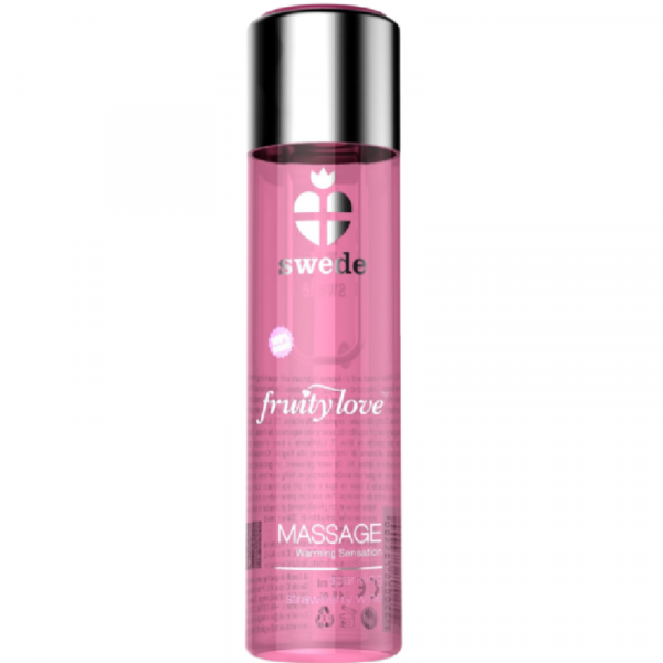 SWEDE - FRUITY LOVE ACEITE EFECTO CALOR FRESAS CON CHAMPAGNE 120 ML